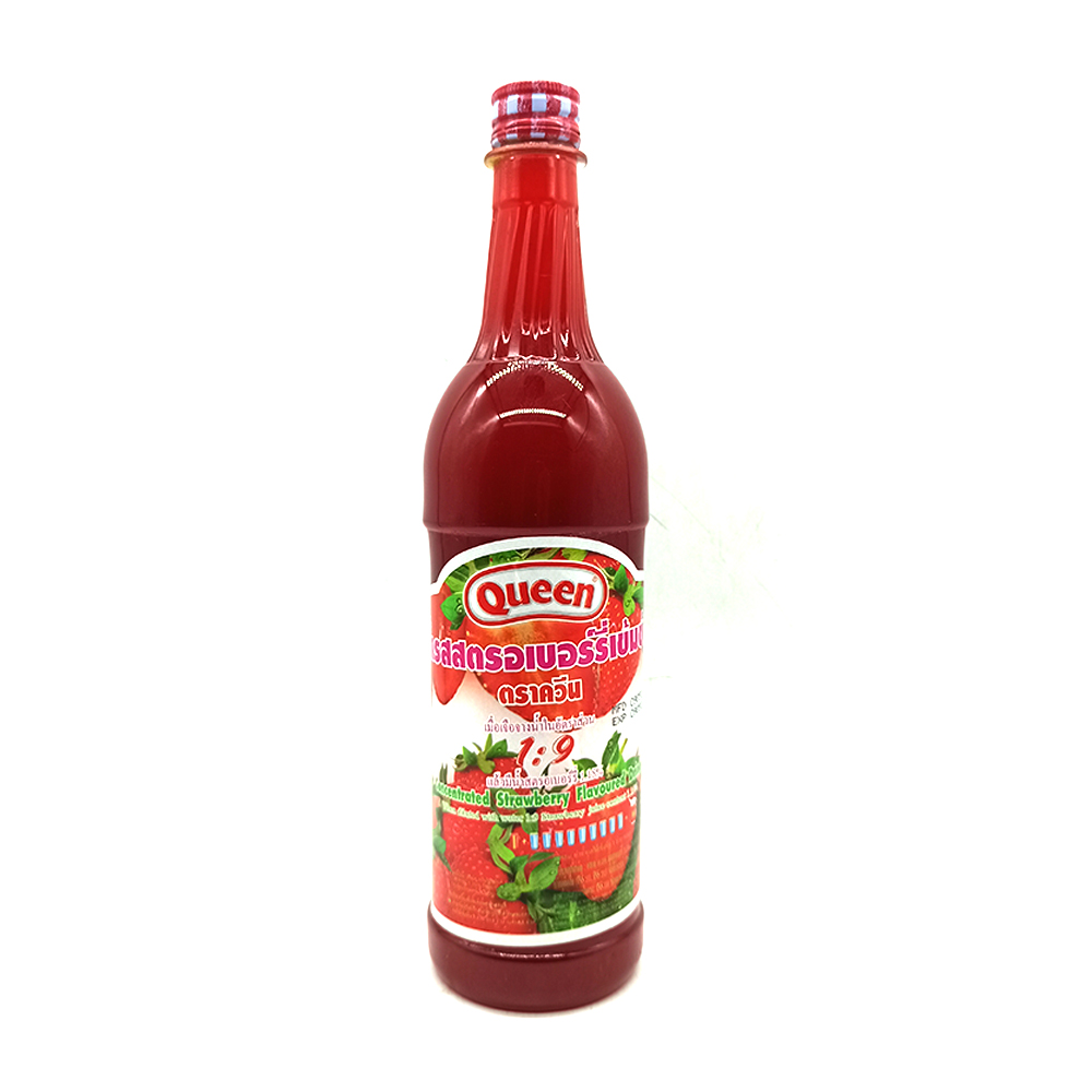 Queen Concentrated Strawberry Flavoured Drink 730ml